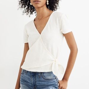 Madewell texture and thread wrap tee